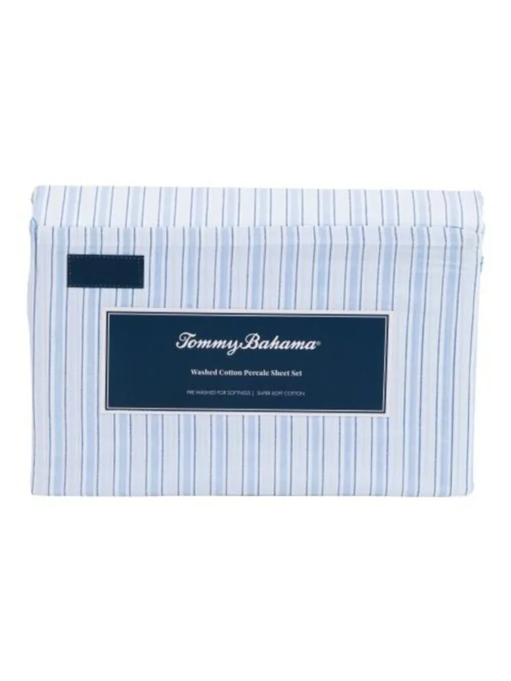 TOMMY BAHAMA Cotton Striped Sheet Set